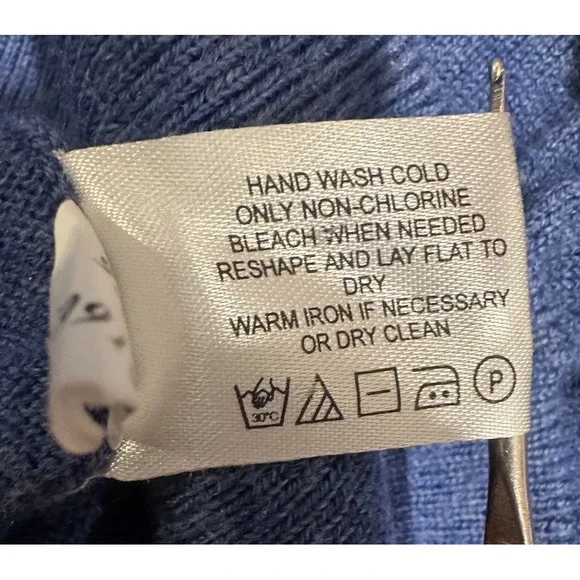 ORVIS Merino Wool Sweater 1/4 Zip Men's Top Leather Base Layer Outdoors Prep - Picture 8 of 11